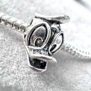 Silver Disney Donald Duck‎ Bracelet Bead Charm